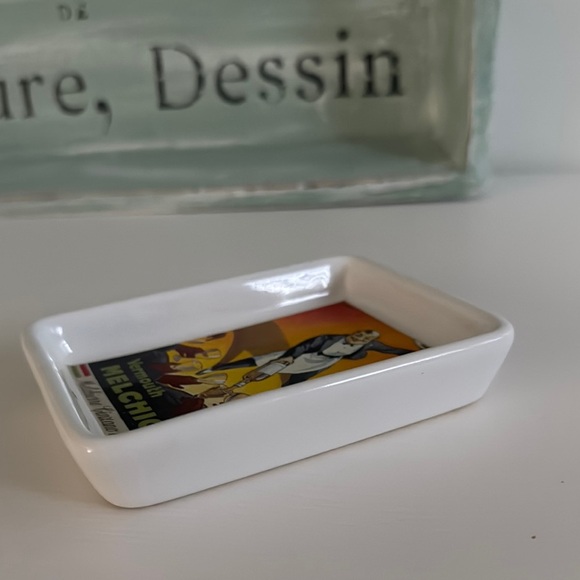 Vermouth Melchior Ceramic Trinket Dish Tray Vintage Bar Pottery Barn - Picture 3 of 4